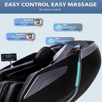 Massage Chair Designed for Full Body Relaxation, 4D System, Zero Gravity Recline, SL Track, 42 Airbags