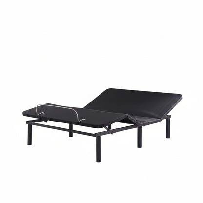 Black, Twin XL, Height Electric Adjustable Bed Frame Base with Wireless Remote Control