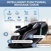 Massage Chair Designed for Full Body Relaxation, 4D System, Zero Gravity Recline, SL Track, 42 Airbags