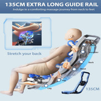 Massage Chair Designed for Full Body Relaxation, 4D System, Zero Gravity Recline, SL Track, 42 Airbags