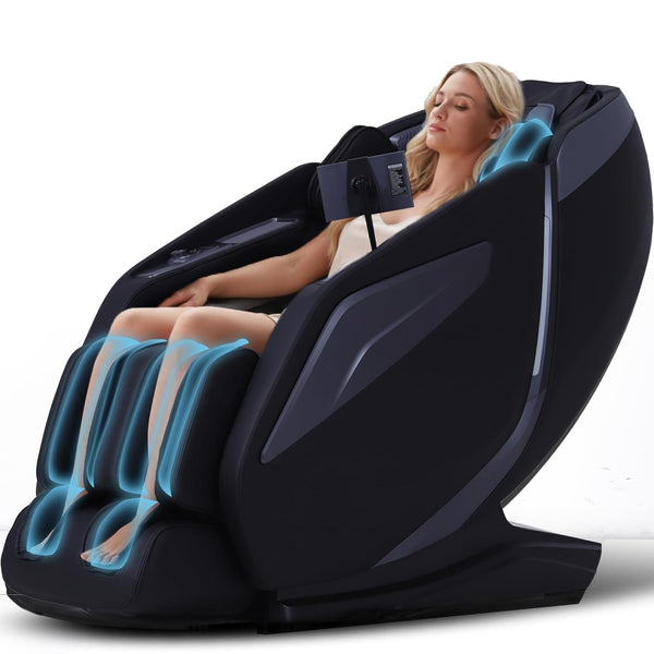 Massage Chair Designed for Full Body Relaxation, 4D System, Zero Gravity Recline, SL Track, 42 Airbags