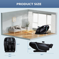 Massage Chair Designed for Full Body Relaxation, 4D System, Zero Gravity Recline, SL Track, 42 Airbags