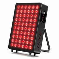 Red Light Therapy Panel Designed for Home Recovery, 660Nm Red & 850Nm Infrared, 60 Dual-Chip LEDs, Timer