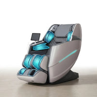 Massage Chair 4D Full Body Zero Gravity 55" Long Sl-Track,Grey — Studio Shot