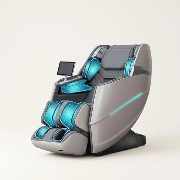 Massage Chair Built for Full Body Recovery, 4D Zero Gravity Reclining, 55-Inch SL Track, 40 Air Bags — Studio Shot